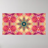 Naadloze kaleidoscoop kleurrijke textuur. Illustra Poster (Voorkant)