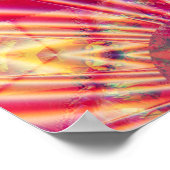 Naadloze kaleidoscoop kleurrijke textuur. Illustra Poster (Hoek)