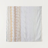 Naadloze Kantcollectie: Stof Texturen Wandkleed (Voorkant (horizontaal))