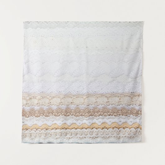 Naadloze Kantcollectie: Stof Texturen Wandkleed (Voorkant)