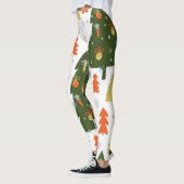 Naadloze Kerstbomen Patroon met Decorated Leggings (Links)