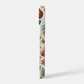 Naadloze Kerstdecoratie iPhone 15 Case (Linkerkant)