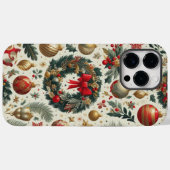 Naadloze Kerstmisdecoratie Case-Mate iPhone Case (Achterkant (horizontaal))