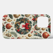 Naadloze Kerstmisdecoratie Case-Mate iPhone Case (Achterkant (horizontaal))