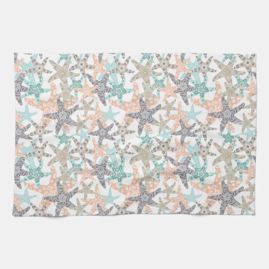 Naadloze keuken- en keukenhanddoeken voor kreunvis (Horizontaal)