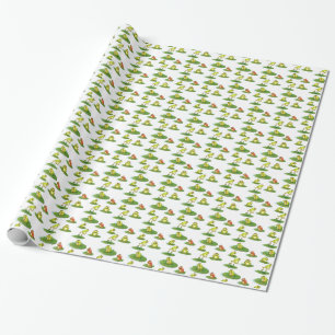 Naadloze kikkers cadeaupapier