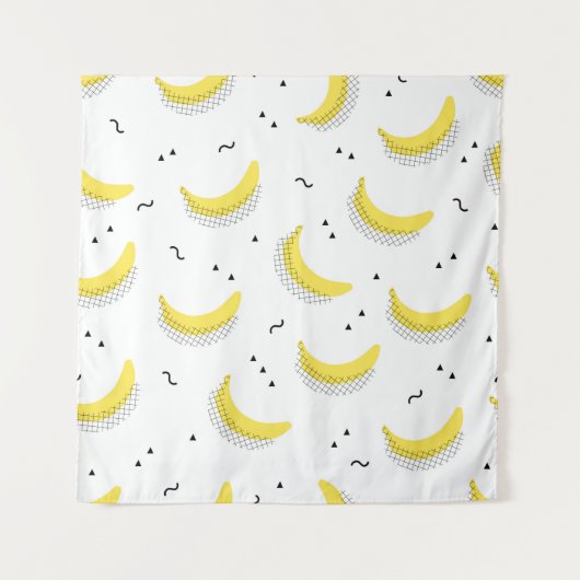 naadloze kinderen achtergrond. Abstracte geometrie Wandkleed (Voorkant)