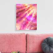 naadloze kleur paars, roze canvas afdruk (Insitu (Woonkamer))