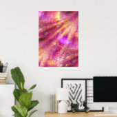 naadloze kleur paars, roze poster (Thuiskantoor)