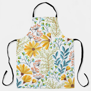 Naadloze kleurige florale achtergrondpatroon. schort