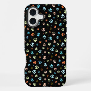 Naadloze kleurloze kleine dog pogen iPhone 16 plus hoesje