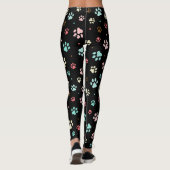 Naadloze kleurloze kleine dog pogen leggings (Achterkant)