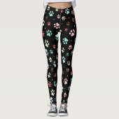 Naadloze kleurloze kleine dog pogen leggings (Voorkant)