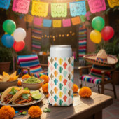 Naadloze Kleurrijke Cactus Blik Cooler