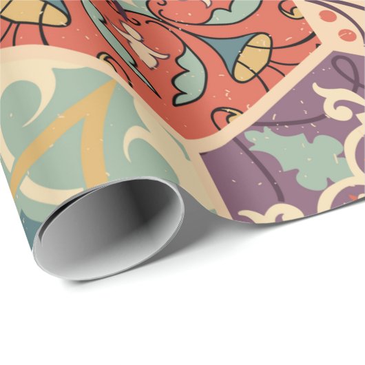 Naadloze kleurrijke patchwork-tegel met de islam,  cadeaupapier (Rol Hoek)