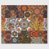 Naadloze kleurrijke patchwork-tegel met de islam,  cadeaupapier (Vlak)