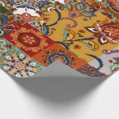 Naadloze kleurrijke patchwork-tegel met de islam,  cadeaupapier (Hoek)