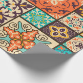 Naadloze kleurrijke patchwork-tegel met de islam, cadeaupapier (Hoek)