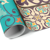 Naadloze kleurrijke patchwork-tegel met de islam, cadeaupapier (Rol Hoek)