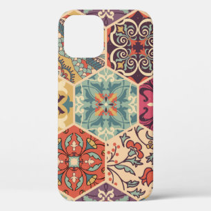 Naadloze kleurrijke patchwork-tegel met de islam, Case-Mate iPhone case