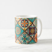 Naadloze kleurrijke patchwork-tegel met de islam,  koffiemok (Voorkant rechts)