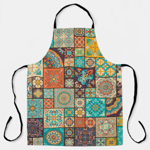 Naadloze kleurrijke patchwork-tegel met de islam,  schort