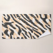 Naadloze  krabbel-zebra beschermhuls badhanddoek (Badhanddoek)
