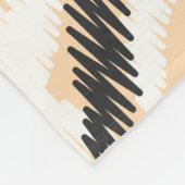 Naadloze krabbel-zebra beschermhuls fleece deken (Hoek)