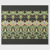 Naadloze kunstversiering in Art Nouveau-stijl Cadeaupapier (Vlak)