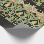 Naadloze kunstversiering in Art Nouveau-stijl Cadeaupapier (Hoek)