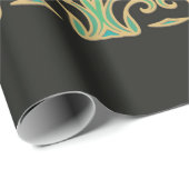 Naadloze kunstversiering in Art Nouveau-stijl Cadeaupapier (Rol Hoek)