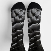 Naadloze lederen textuur patroon sokken (Top)