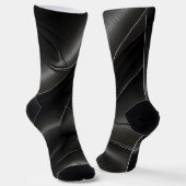 Naadloze lederen textuur patroon sokken (Gebogen)