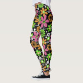 Naadloze leuke kinder florale design leuke cartoon leggings (Links)