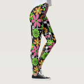 Naadloze leuke kinder florale design leuke cartoon leggings (Rechts)