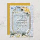 Naadloze Lichtblauwe, Roze & Witte Mandala's Kaart (Voorkant / Achterkant)