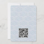 Naadloze Lichtblauwe, Roze & Witte Mandala's Kaart (Achterkant)