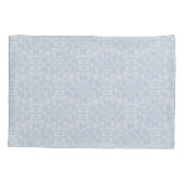 Naadloze Lichtblauwe, Roze & Witte Mandala's Kussensloop (Achterkant)