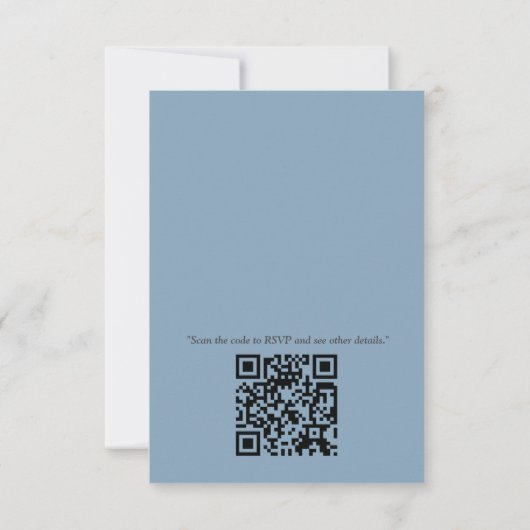 Naadloze Lichtblauwe, Roze & Witte Mandala's RSVP Kaartje (Achterkant)