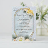 Naadloze Lichtblauwe, Roze & Witte Mandala's RSVP Kaartje (Staand voorkant)