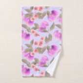 Naadloze lichte pruimen paarse bessen kersen p bad handdoek (Handdoek)