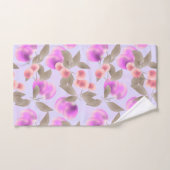 Naadloze lichte pruimen paarse bessen kersen p bad handdoek (Handdoek)