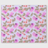 Naadloze lichte pruimen paarse bessen kersen p cadeaupapier (Vlak)