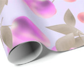 Naadloze lichte pruimen paarse bessen kersen p cadeaupapier (Rol Hoek)