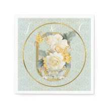 Naadloze lichtgroene, gele & witte mandala's