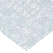 Naadloze lichtgroene, gele & witte mandala's tafelkleed (Gekanteld)