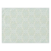 Naadloze lichtgroene, gele & witte mandala's tafelkleed (Voorkant (Horizontaal))