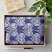 Naadloze liefde Valentijnsdag marinesoor witte lac Tissuepapier (Geschenk)