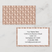 Naadloze Lincoln Penny Pattern - Kopermunten Visitekaartje (Voorkant / Achterkant)