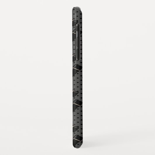 Naadloze lippenvormgeving patroon design Case-Mate iPhone case (Achterkant/links)